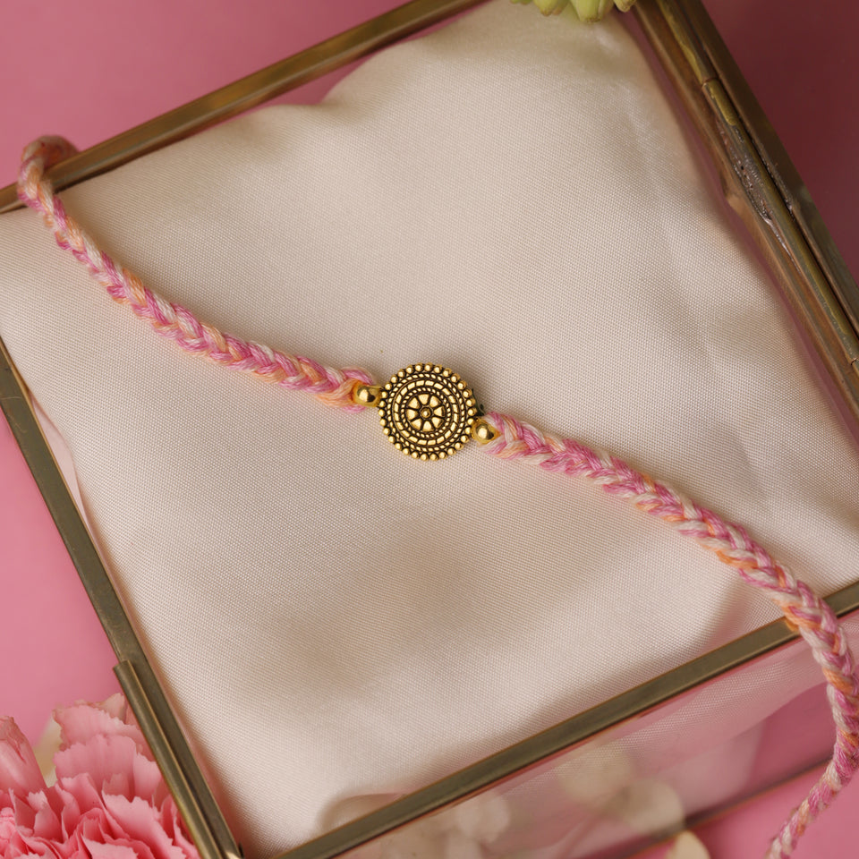 Golden Sansaar Charm Rakhi