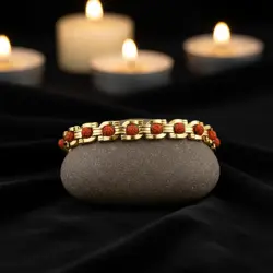 Elegant_Rudraksha_Gold_Plated_Bracelet_Premium_IGP_Coating