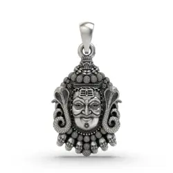 925 Silver Ujjain Mahakal Pendant