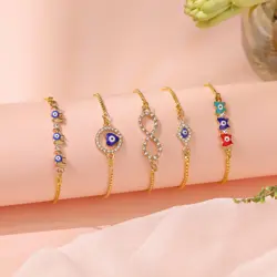 Evil Eye And Infinity Rakhi Bracelets