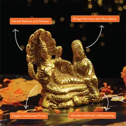 Vishnu Lakshmi Idol 3.5 inch