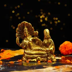 Vishnu Lakshmi Idol 3.5 inch